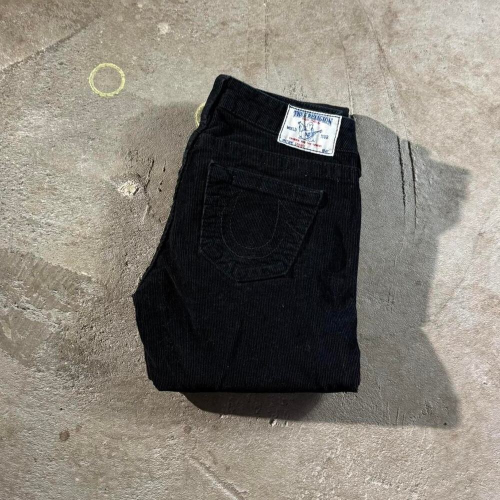 Black True Religion Skinny Jeans